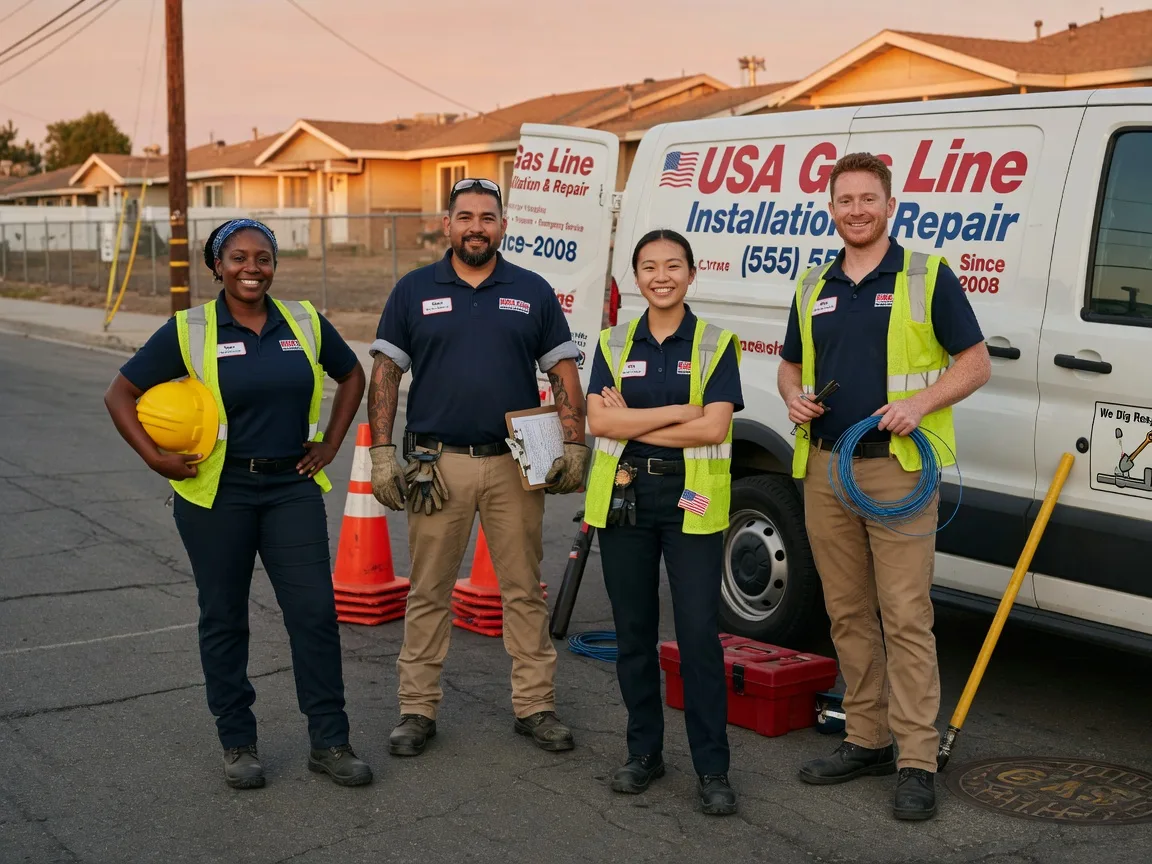 Gas Line Installation company in Aristes, PA